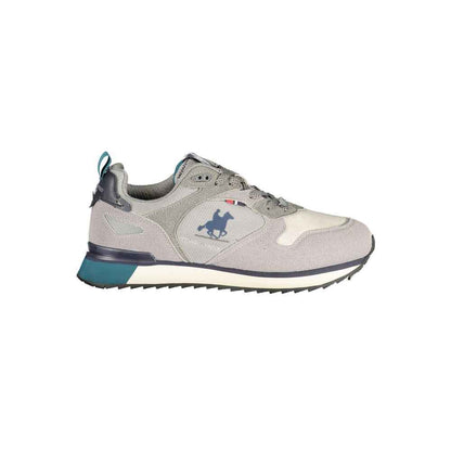 Grigio Polyurethane Men Sneaker