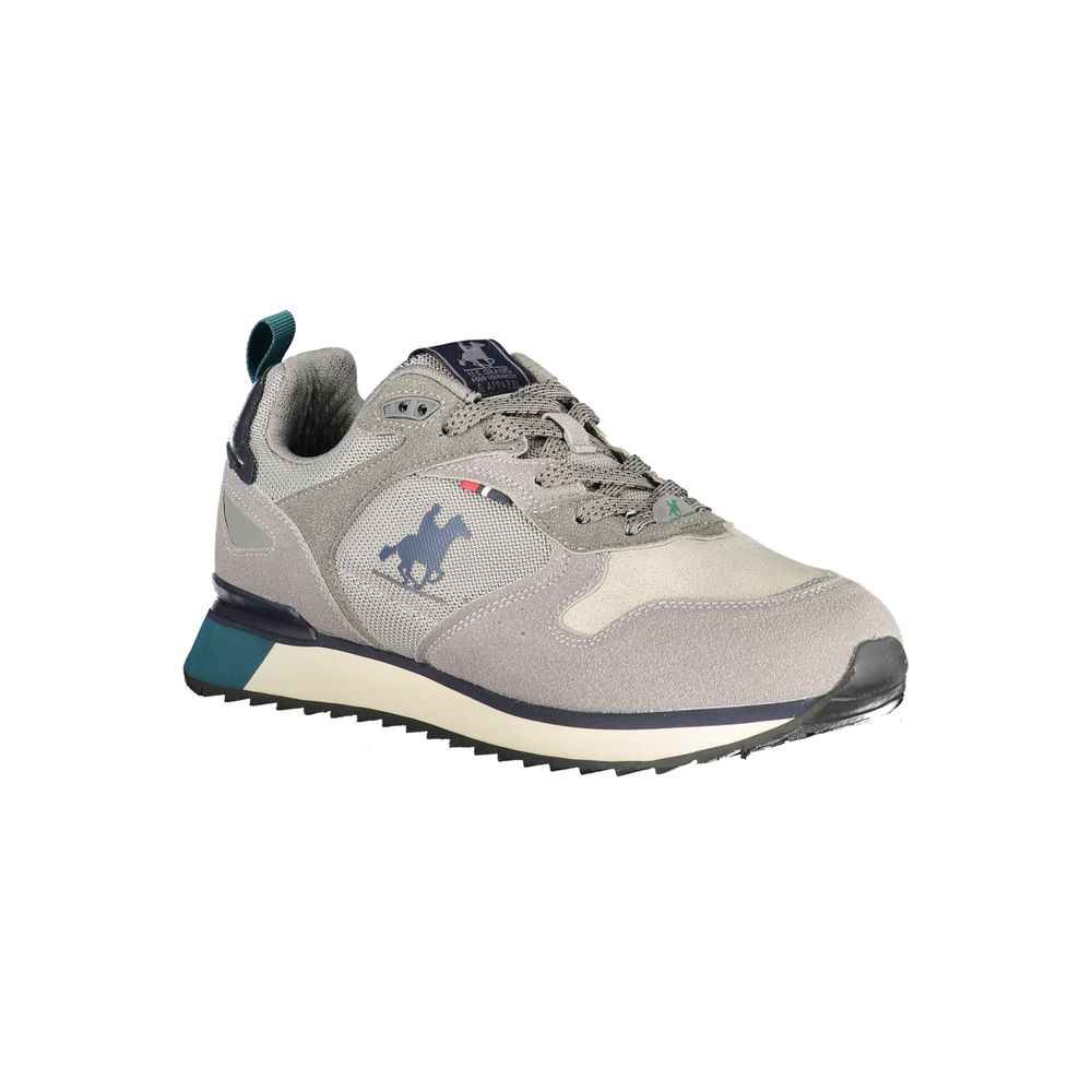 Grigio Polyurethane Men Sneaker