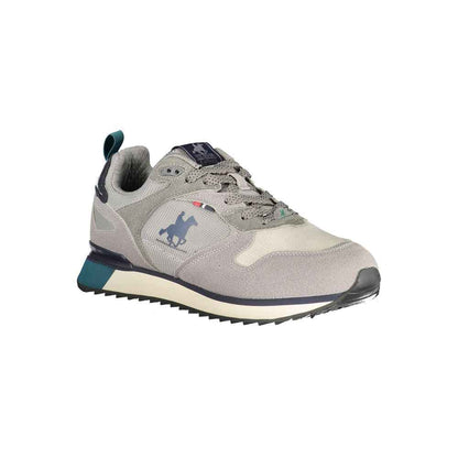 Grigio Polyurethane Men Sneaker