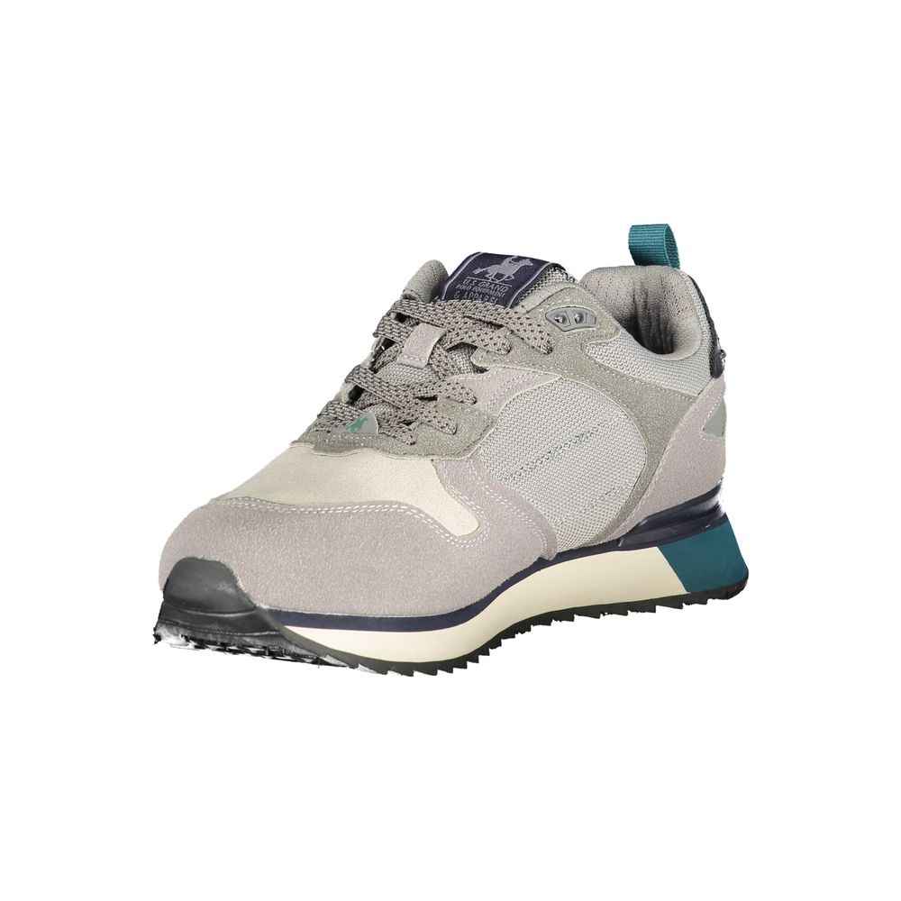 Grigio Polyurethane Men Sneaker