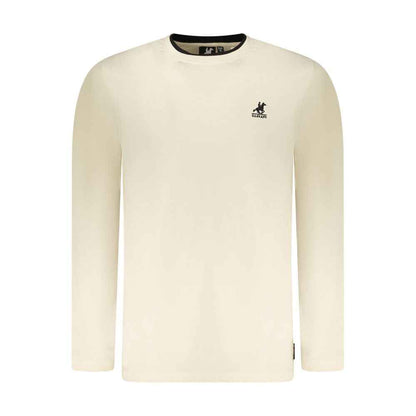 Beige Cotton Men T-Shirt