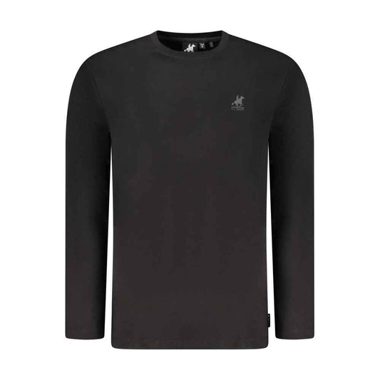 Black Cotton Men's T-Shirt