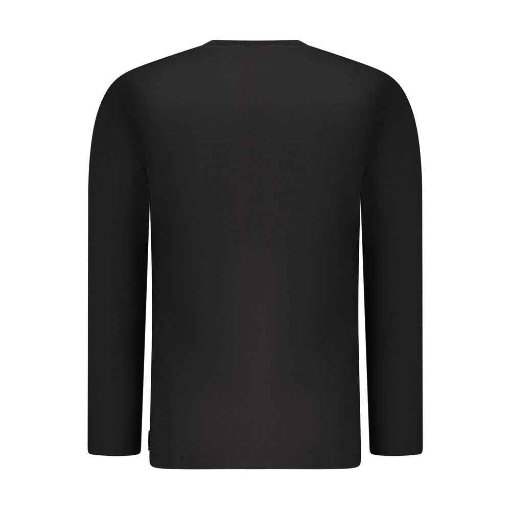 Black Cotton Men's T-Shirt