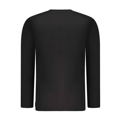 Black Cotton Men's T-Shirt