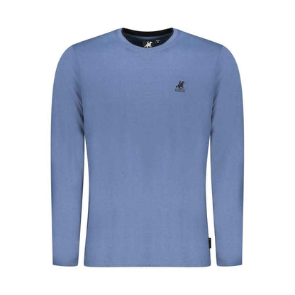 Blu Cotton Men T-Shirt
