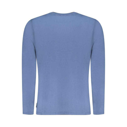 Blu Cotton Men T-Shirt