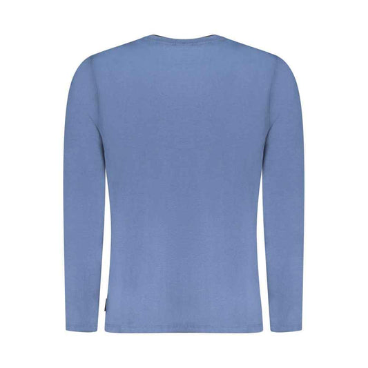 Blu Cotton Men T-Shirt