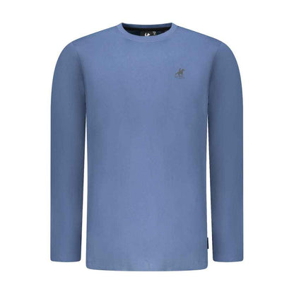 Blue Cotton Men's T-Shirt
