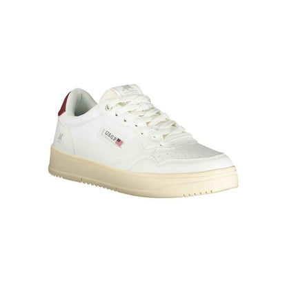 Bianco Poliuretano Uomo Sneaker