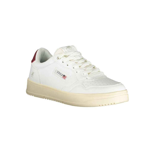 Bianco Poliuretano Uomo Sneaker