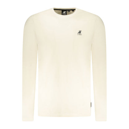 Beige Cotton Men T-Shirt