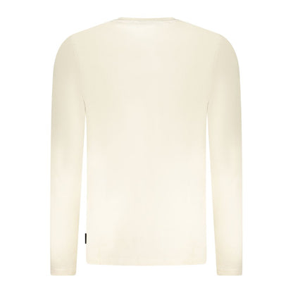 Beige Cotton Men T-Shirt
