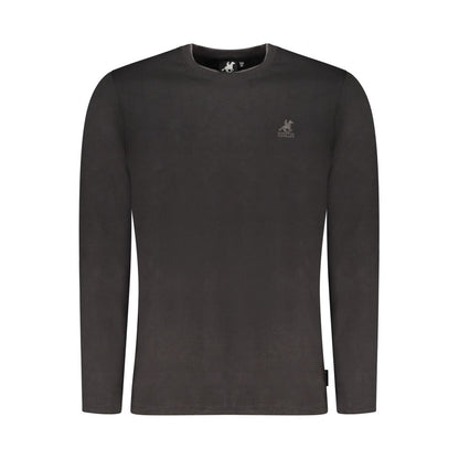 Black Cotton Men T-Shirt
