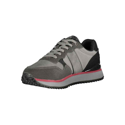 Grigio Polyurethane Men Sneaker