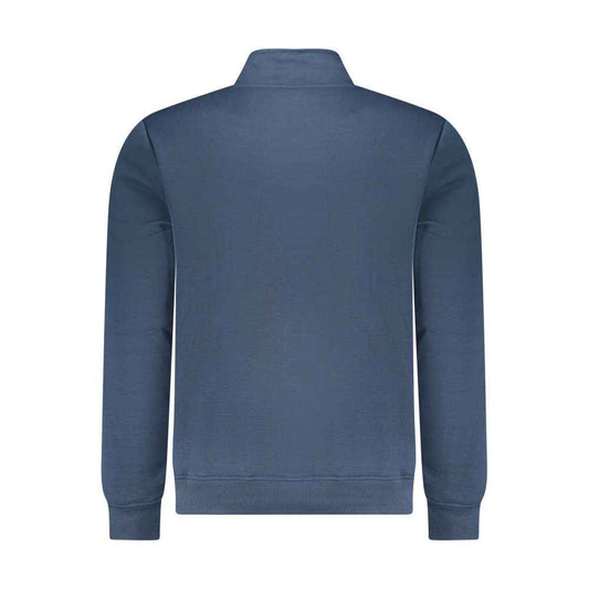 Blue Polyester Men's Sweatshirt
