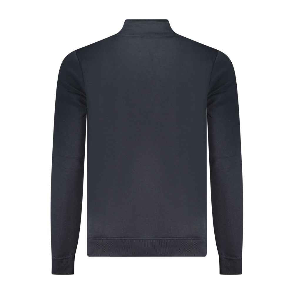 Blue Polyester Men Sweatshirt