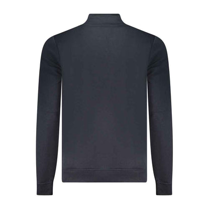Blue Polyester Men Sweatshirt