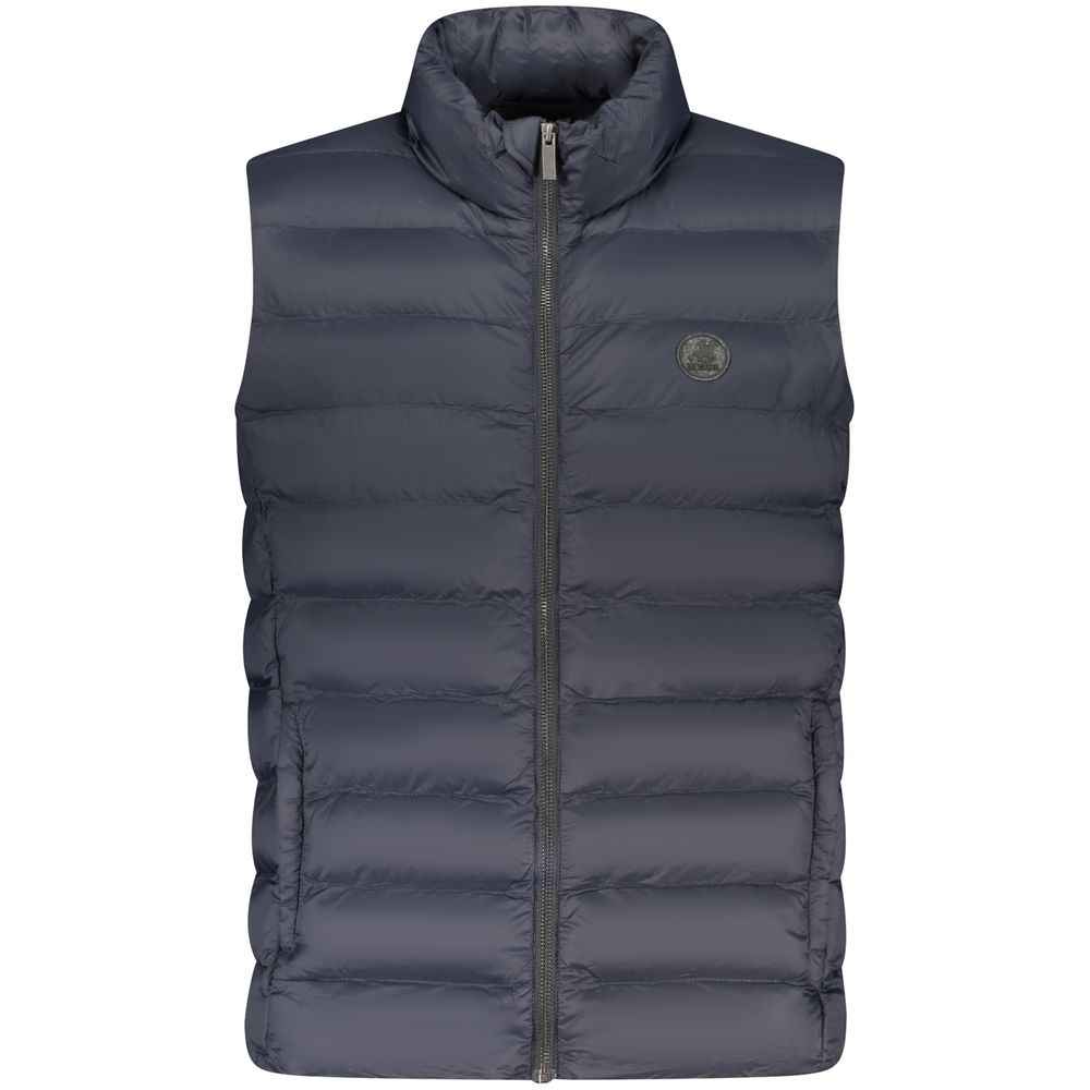 Blu Polyester Men's Jacket