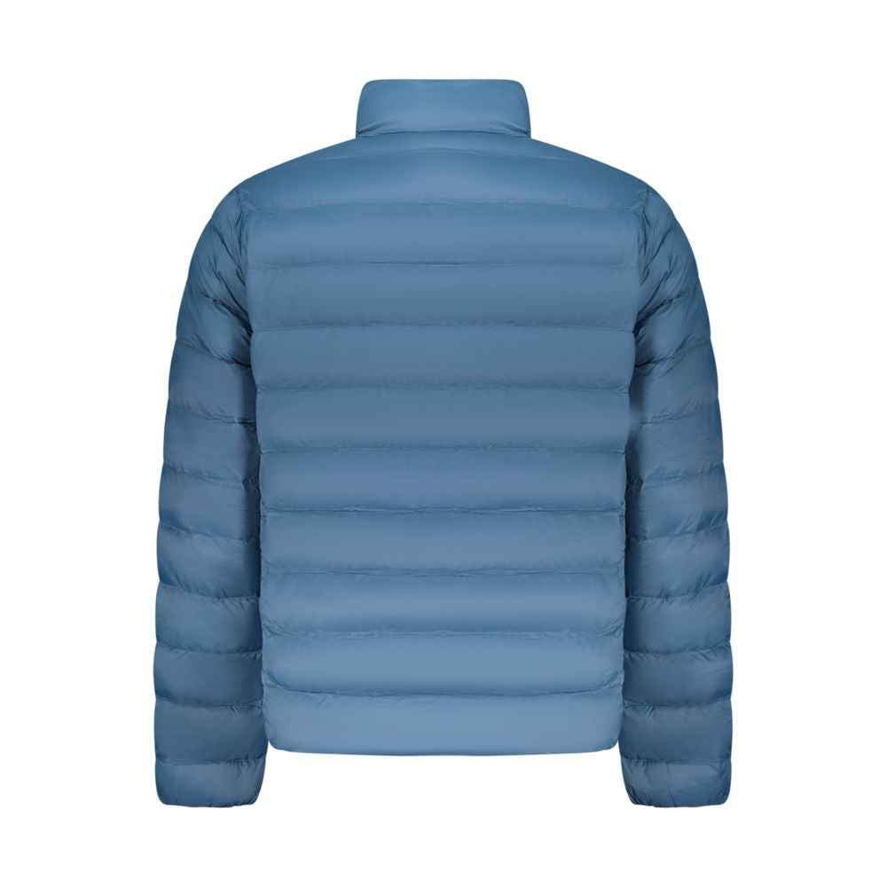 Blu Polyester Men's Jacket