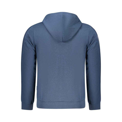 Blue Cotton Men's Hoodie