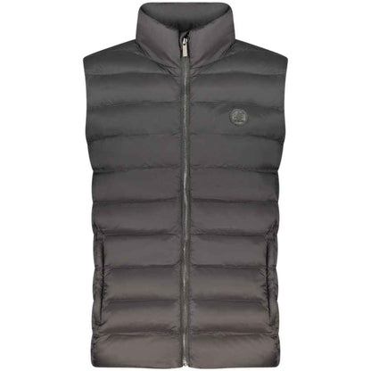 Black Polyester Men's Jacket