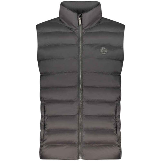 Black Polyester Men's Jacket
