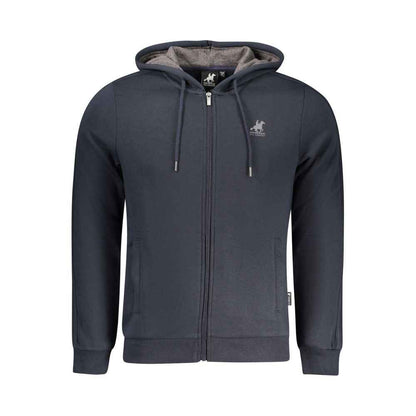 Blue Cotton Men's Hoodie