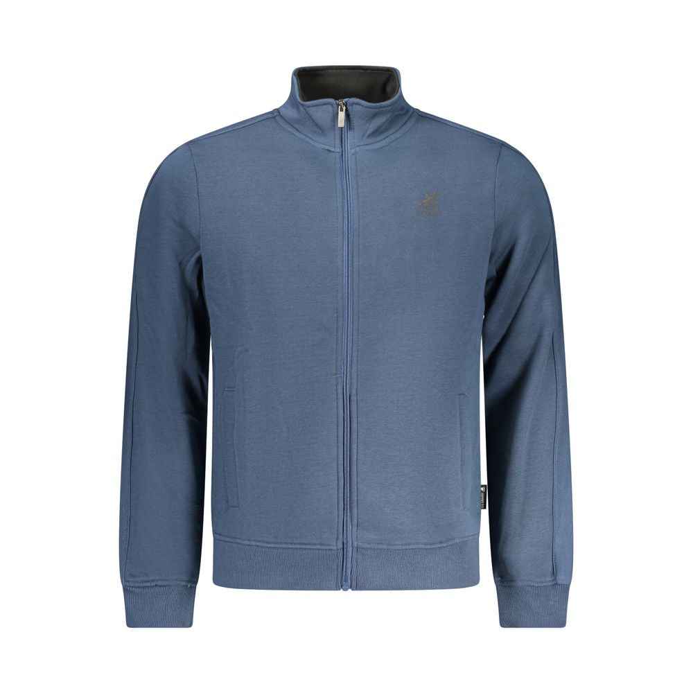 Blue Cotton Men's Sweatshirt