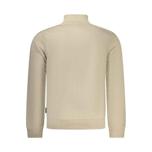 Beige Cotton Men's Sweatshirt