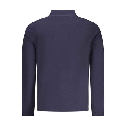 Blue Polyester Men's Sweatshirt