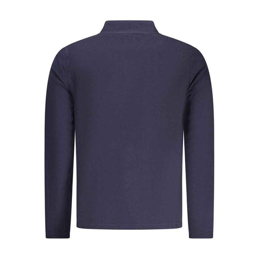 Blue Polyester Men's Sweatshirt