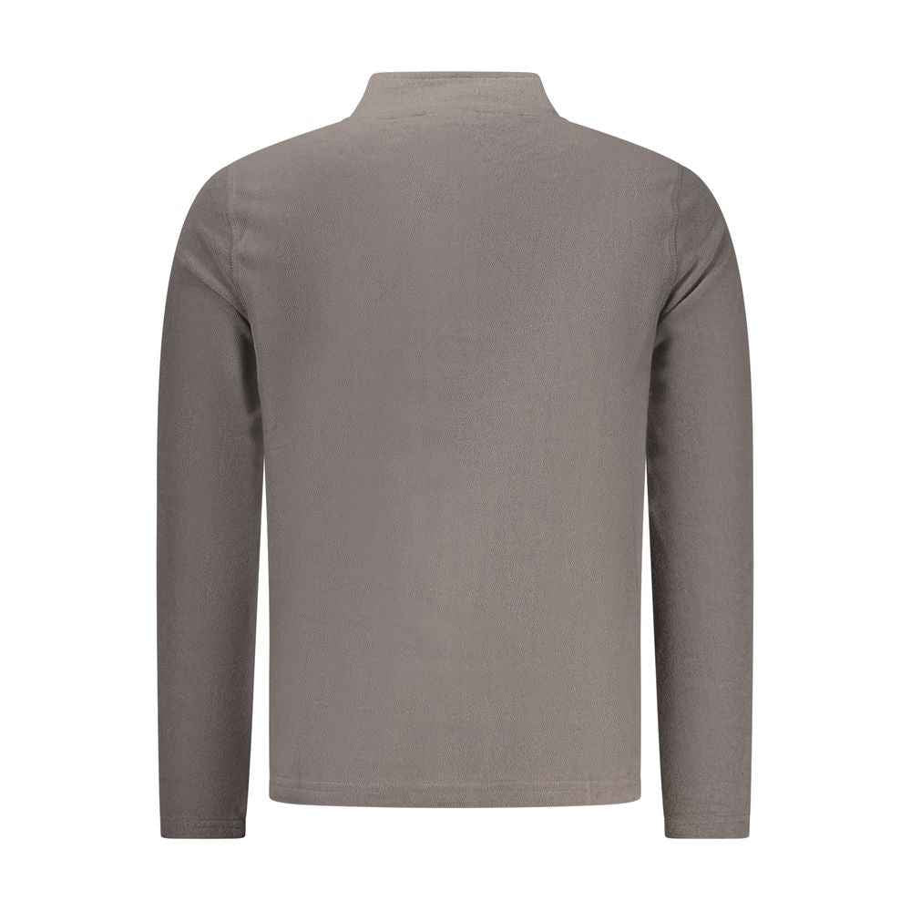 Grigio Polyester Men Sweatshirt