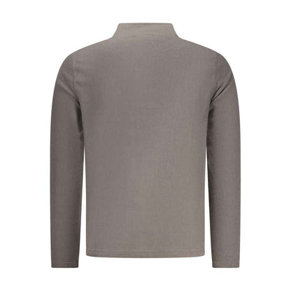 Grigio Polyester Men Sweatshirt