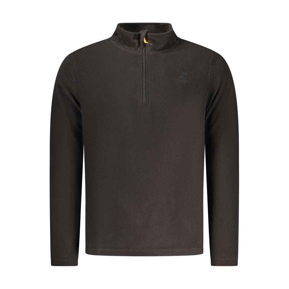Black Polyester Men's Sweatshirt