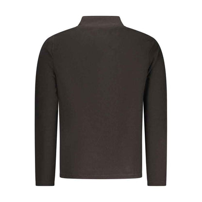 Black Polyester Men's Sweatshirt