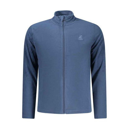 Blue Polyester Men Sweatshirt