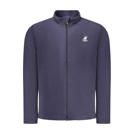 "Blu Polyester Men's Sweatshirt"