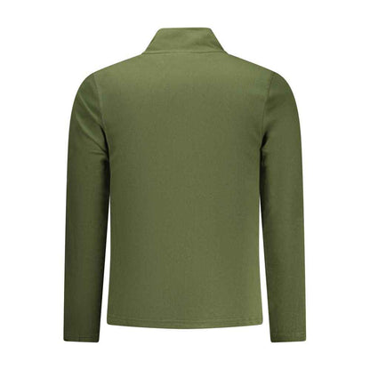 Verde Polyester Men Felpa