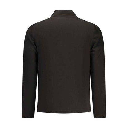 Black Polyester Men's Sweatshirt