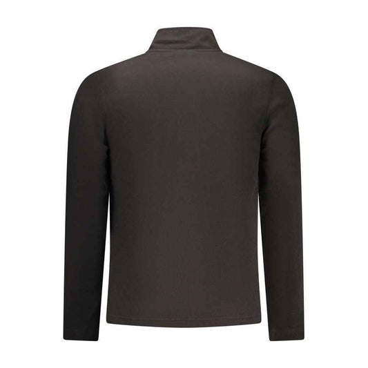 Black Polyester Mens Sweatshirt