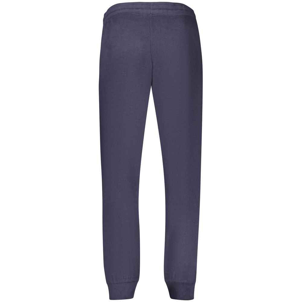 Blue Polyester Men's Sweatpants