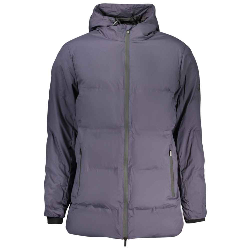 Blu Polyester Men's Jacket
