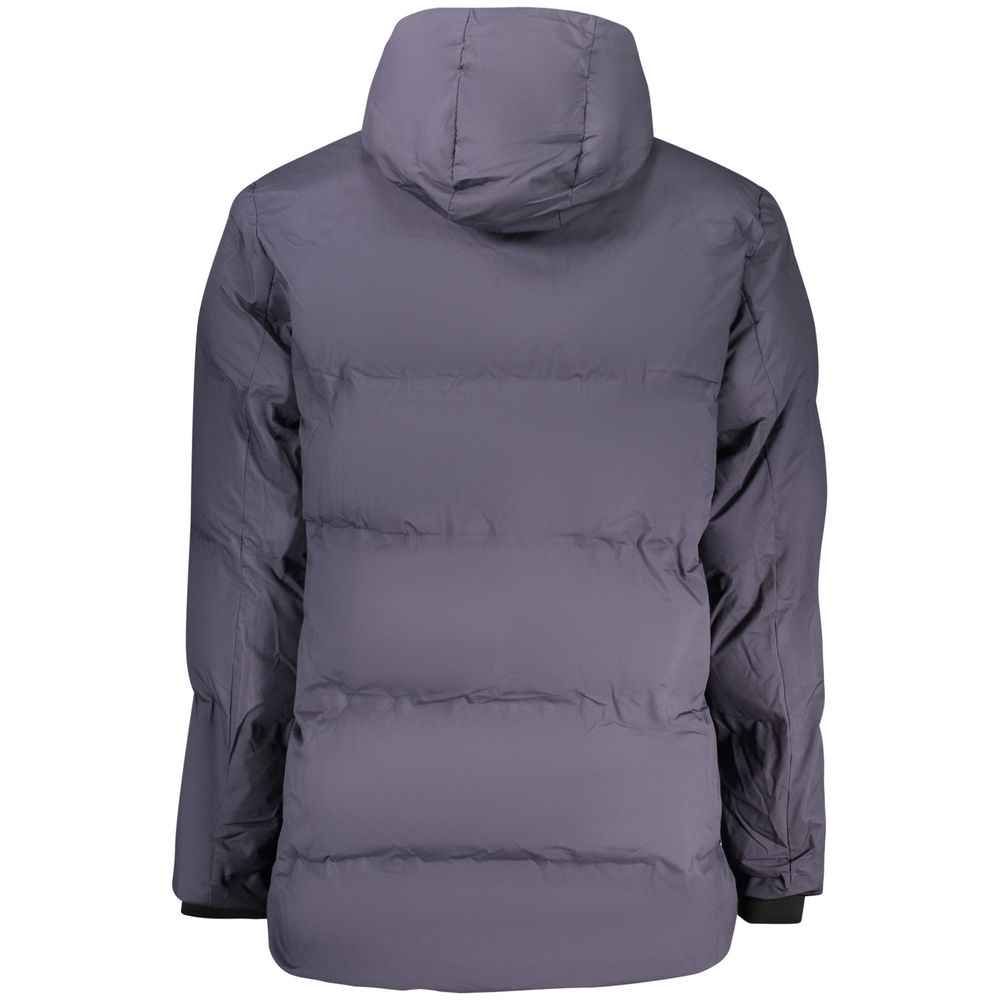 Blu Polyester Men's Jacket