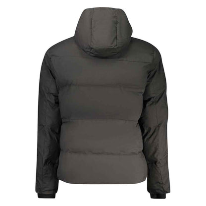 Black Polyester Men's Jacket