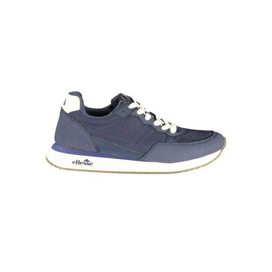 Blue Polyester Men Sneaker