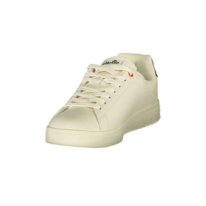 White Polyurethane Men's Sneaker
