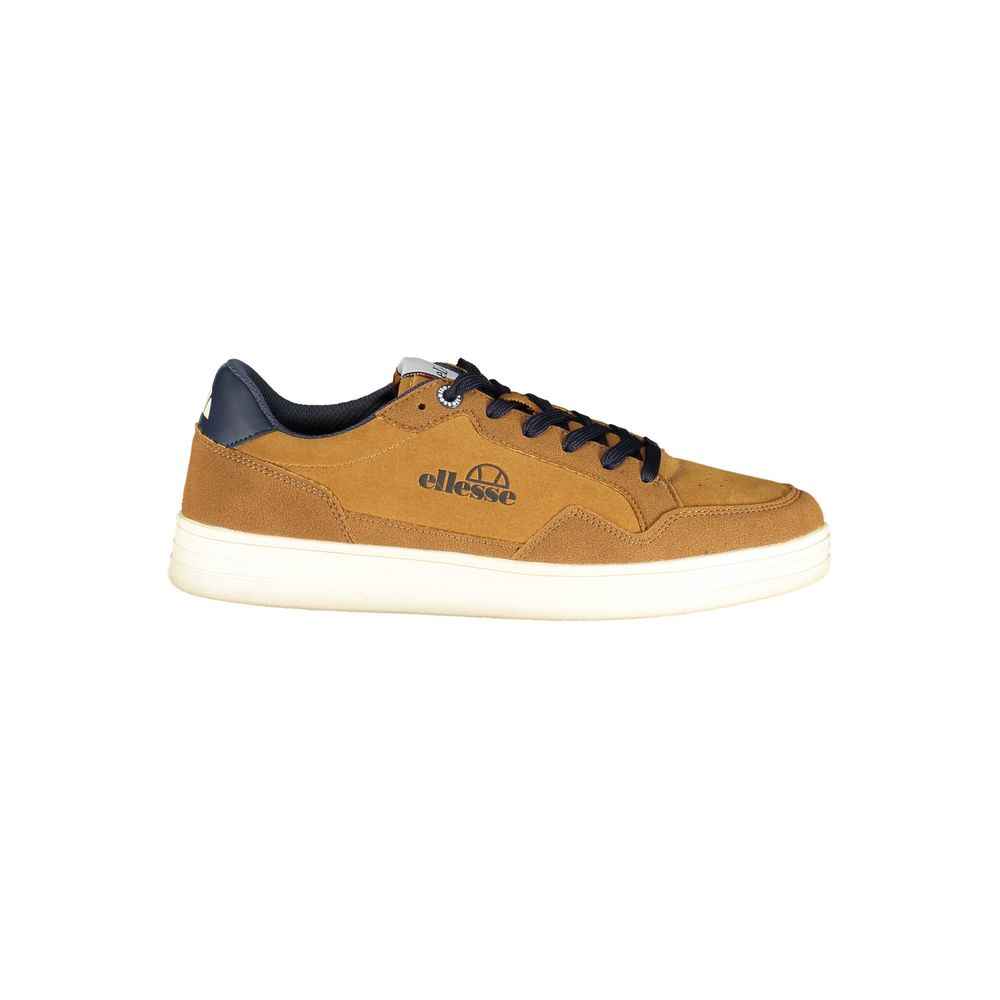 Brown Polyester Mens Sneaker