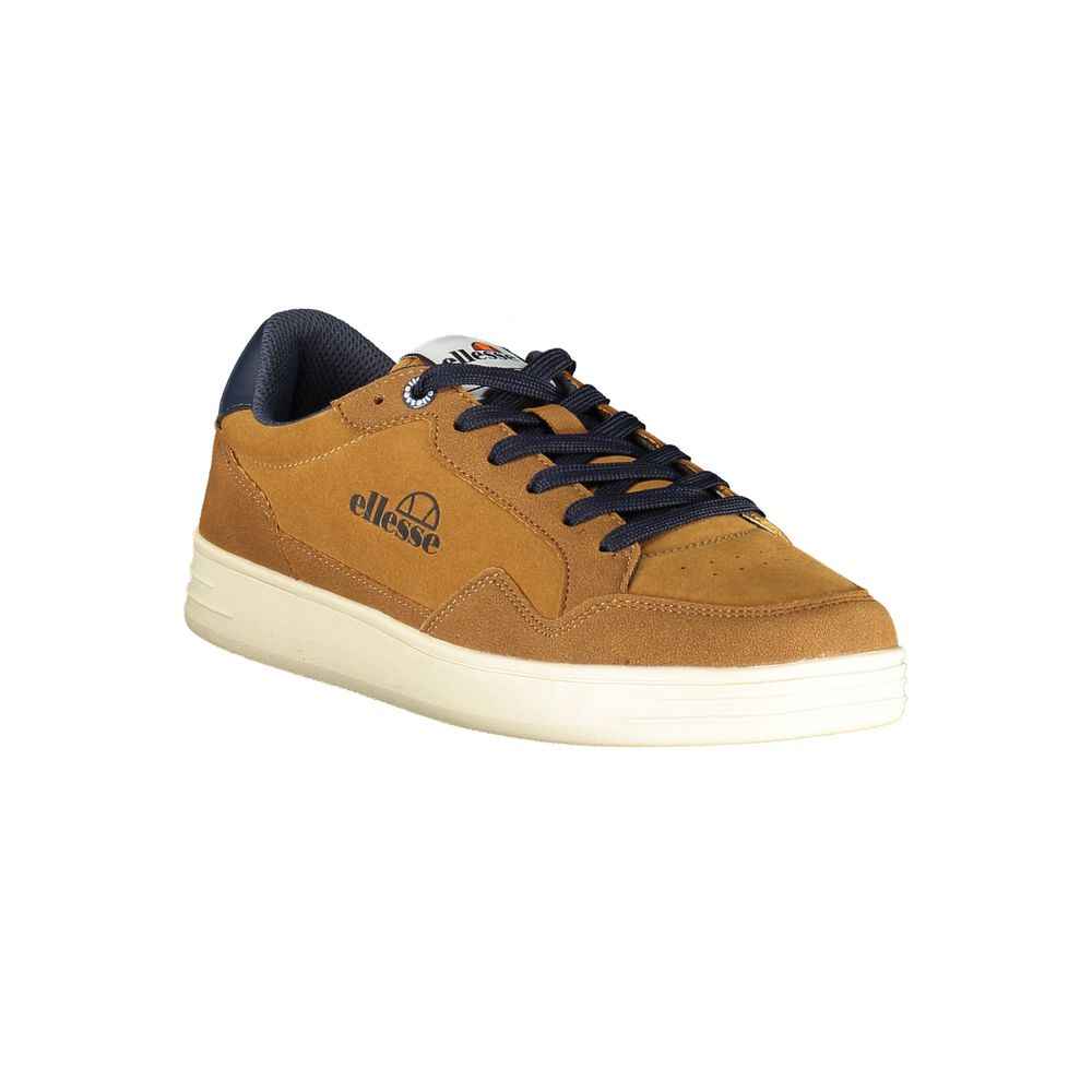 Brown Polyester Mens Sneaker
