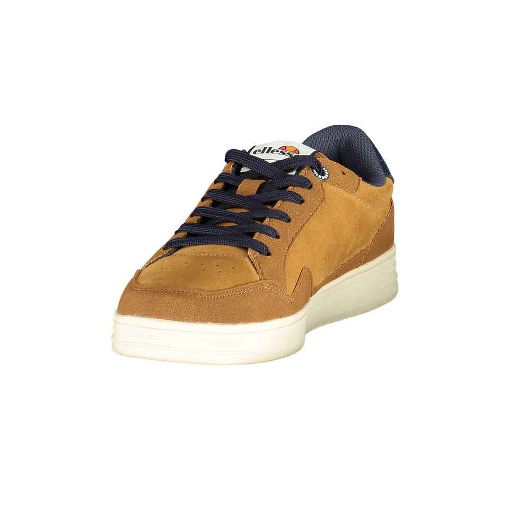 Brown Polyester Mens Sneaker