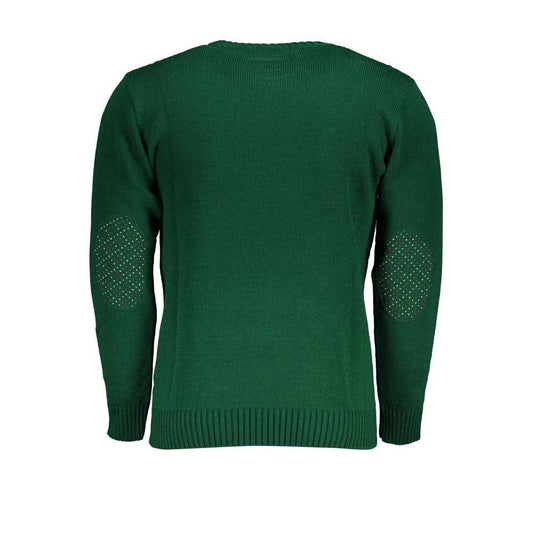 Verde Acrylic Men Sweater